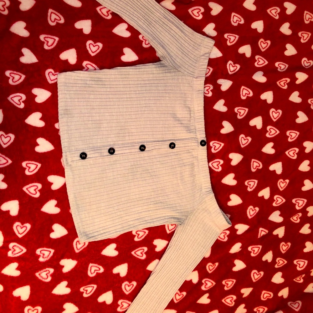Long sleeve cute crop